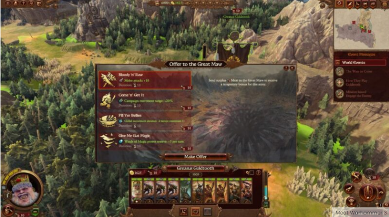 Total War: Warhammer 3 How to Earn Meat