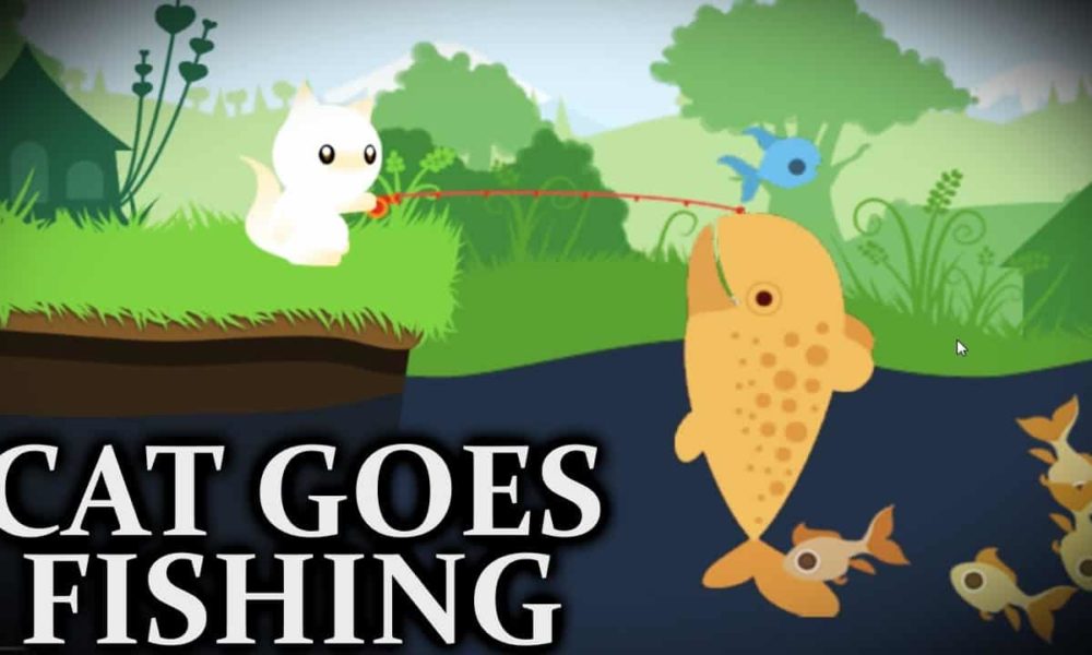 cat goes fishing free game