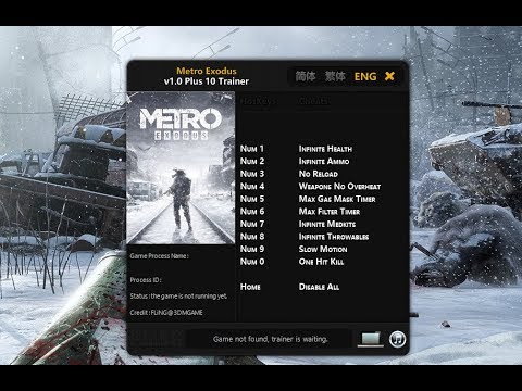 Metro Exodus PC Trainer Download - The Gamer HQ - The Real Gaming  Headquarters