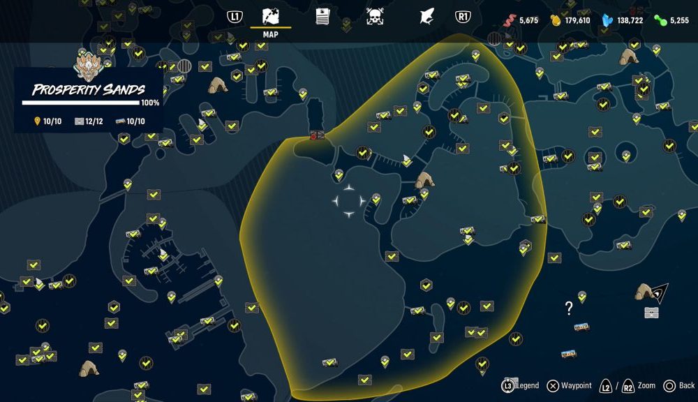 Maneater Prosperity Sands Collectible Locations