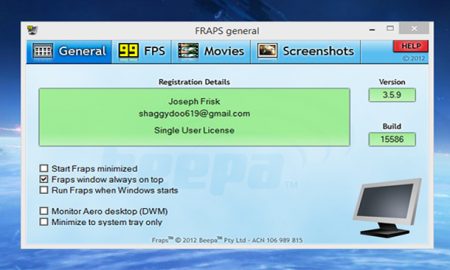 Fraps PC Latest Version Free Download