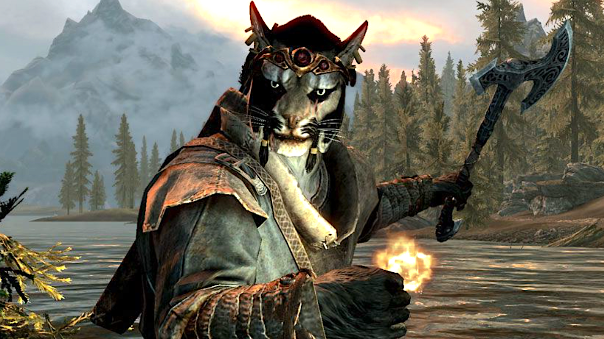 After ten years, a 'Skyrim" player discovers a strange new creature