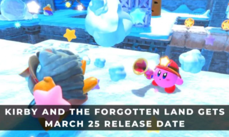 KIRBY AND FORGOTTENLAND RECEIVES A MARCH 25 RELEASE DATED