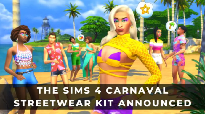 THE SIMS 4 CARNAVAL STRETWEAR KIT IS ANNOUNCED