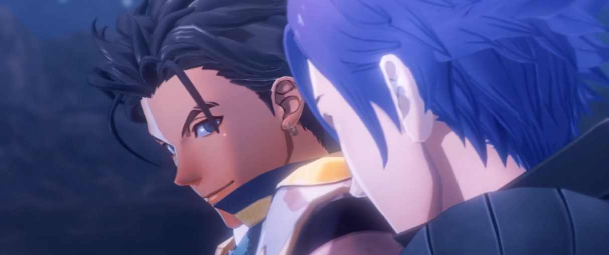I would like Claude to kiss a man in Fire Emblem Warriors: Three Hopes
