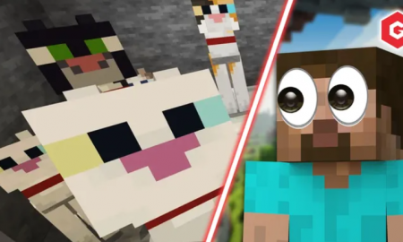 A Minecraft parent hosts a wholesome play session where her daughter becomes a crazy cat lady
