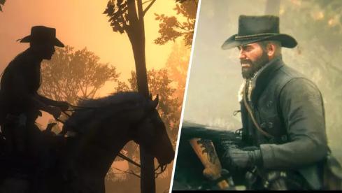 Arthur's last ride on the road in Red Dead Redemption 2