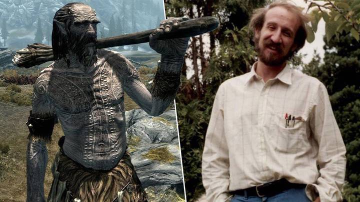 Skyrim's gigantics were inspired by their creator's father.
