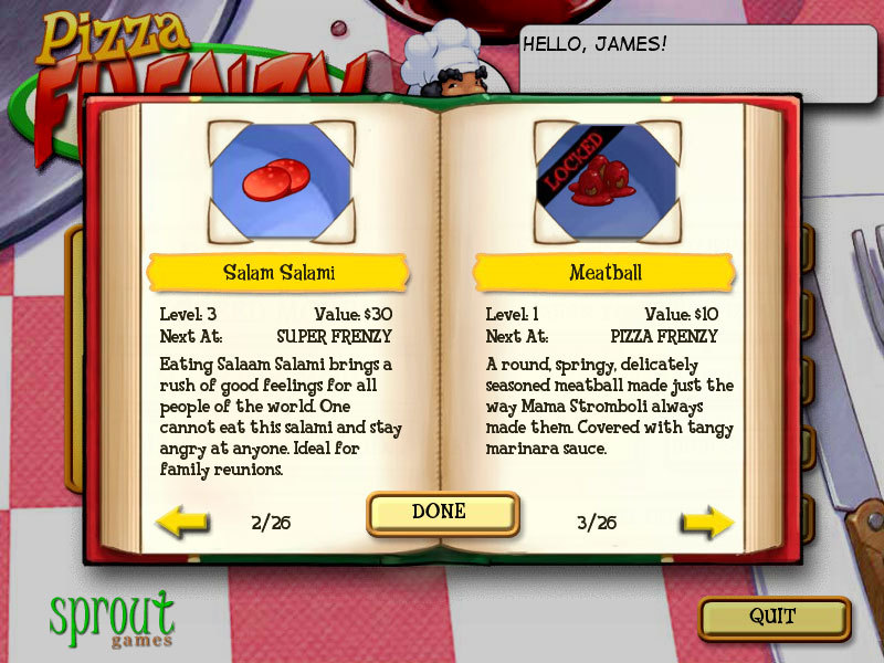 Pizza Frenzy Deluxe Updated Version Free Download